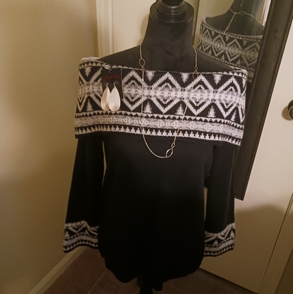 Ladies size L sweater by Design HISTORY. SUPER CUTE !
